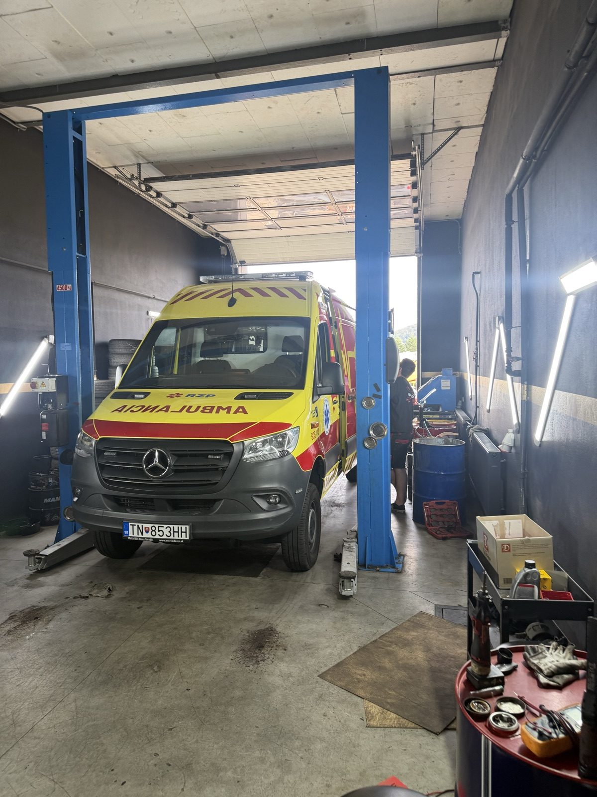Servis sanitky