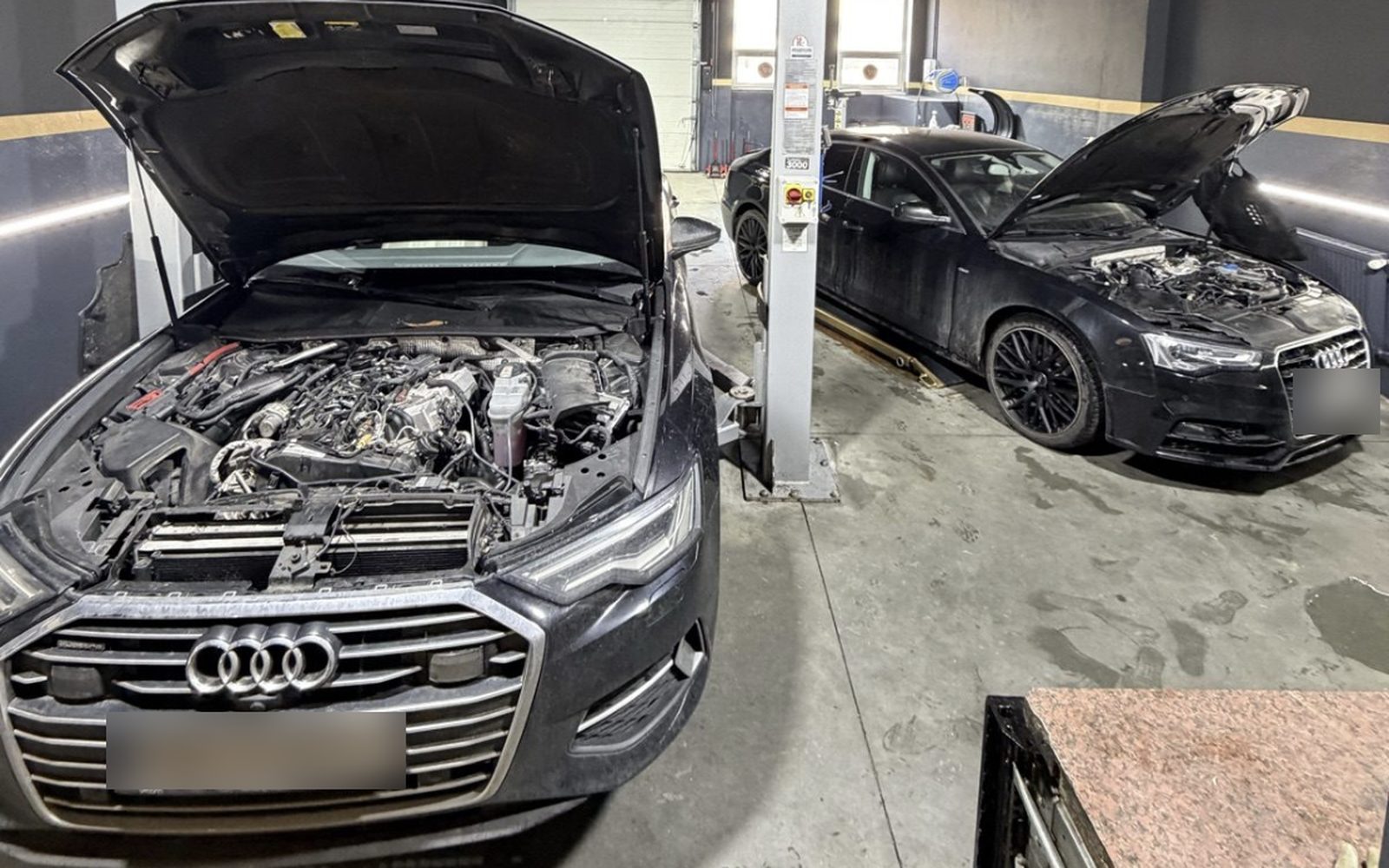 Audi A6 a A5 v dielni